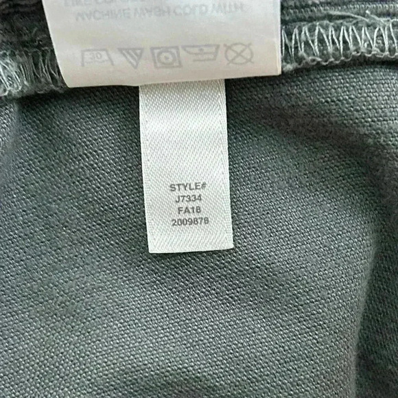 J. Crew Mercantile Flex Corduroy Slim Pants 32x30 Gray Straight Leg Distressed - Picture 7 of 11